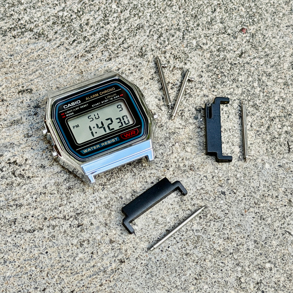 Casio Watch Mods 18mm to 22mm Adapters for Casio F91W/F84/F105/108/A158/A168/AE1200